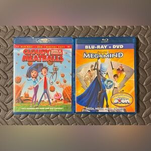 Cloudy with a Chance of Meatballs and Megamind Blu-ray Set